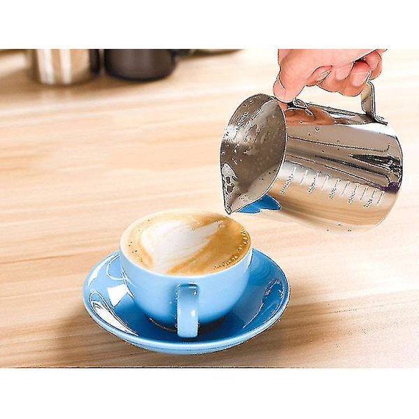 Mælkeskumkander i rustfrit stål til espresso, skumkander