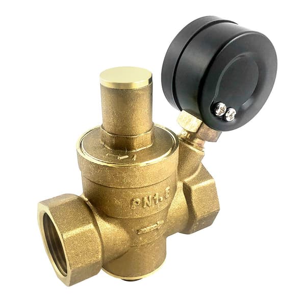 DN20 Messing Vannlinjeregulator med Justerbar Trykkreduserende Ventil