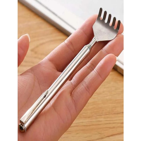 Back-scratcher Telescopic Collapsible Silver 15-50CM