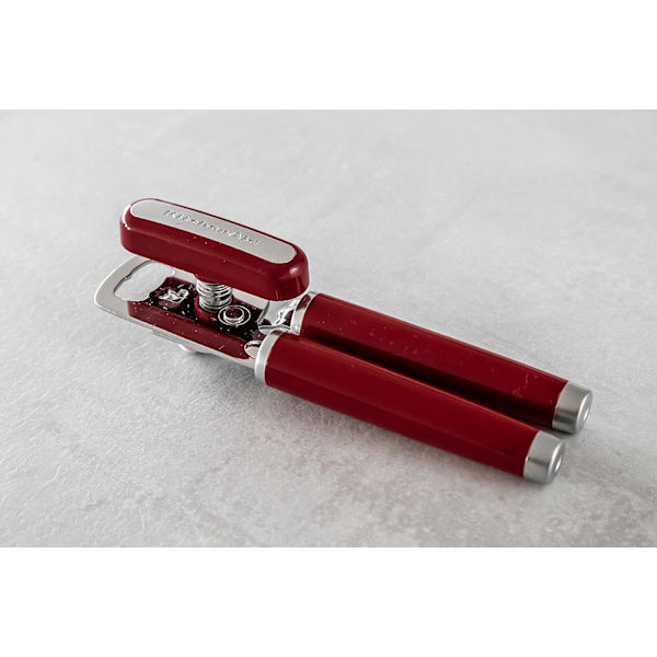 d burköppnare, burk- och flasköppnare, rostfritt stål, Empire Red Tin Opener Tin Opener