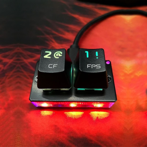 K2 Osu Gaming Hot Swap Mekanisk Tastatur med RGB Baggrundsbelysning og Aftagelige Keycaps