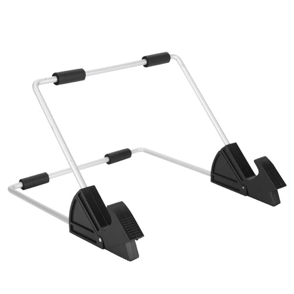 Justerbart nettbrettstativ Ergonomisk bordstativ Innovativt avtakbart sammenleggbart svart