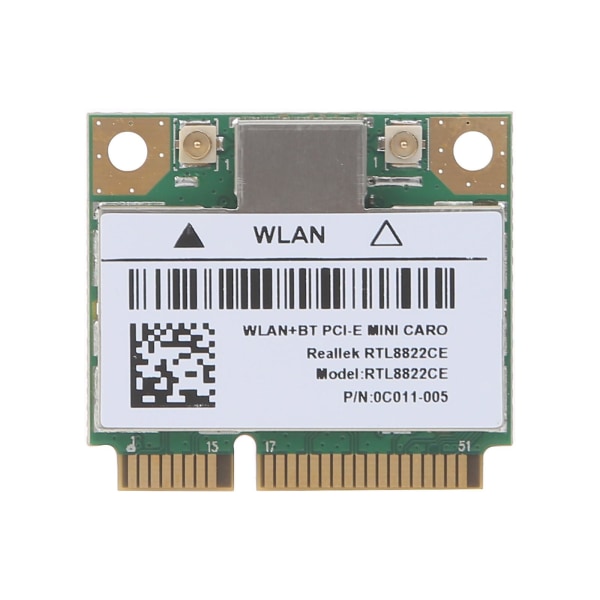 Rtl8822ce 1200mbps 2.4g/5ghz 802.11ac Wifi-kort Nätverk Mini Pcie Bt5.0 För Pc