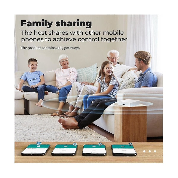 Multi-mode Smart Home Gateway Zigbee Bluetooth Mesh Trådløs Hub Bridge App Kontrol Smart Home Til