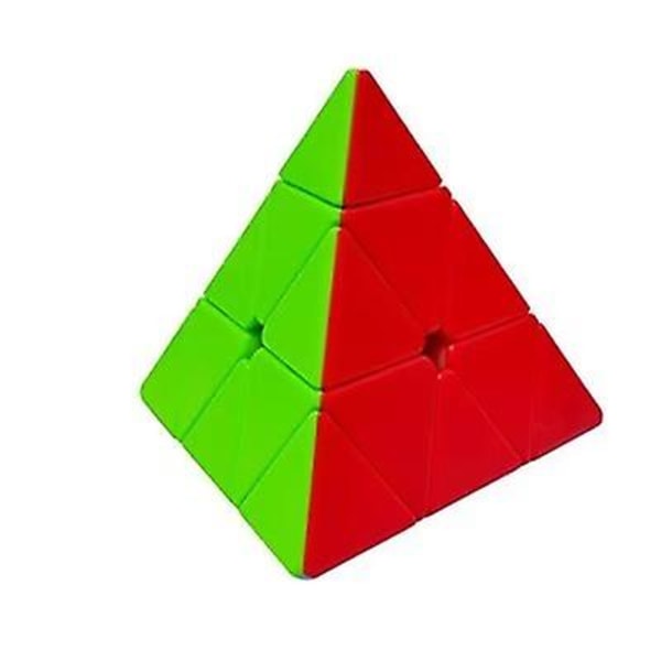 1 bit Pyramid Cube Magic Cube 3x3 3x3x3 Stickerless Pussel Magic Speed ​​Cube Semesterpresent för barn Vuxna