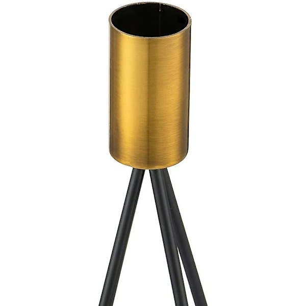 Lysestake Lysestake Lysestake Sett Av 2, Dekorative Lysestaker I Metall