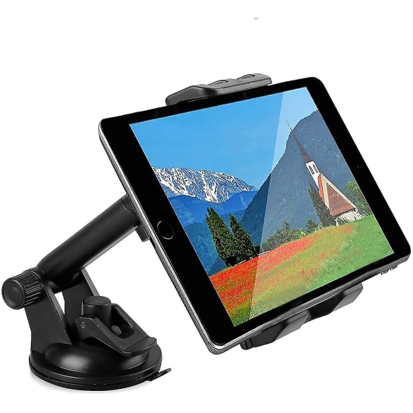 Bil Tablet Mount Universal Dashboard Forrude Biltelefon Holder 360 Drejelig Med Sugekop