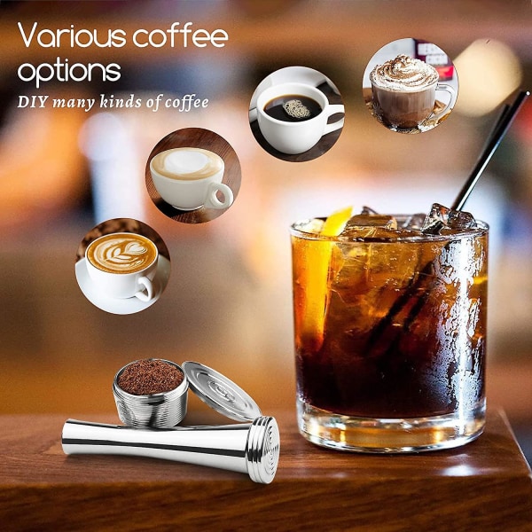 Kaffetamperbase i rustfrit stål - Kaffebepresser (1 stk, Sølv)