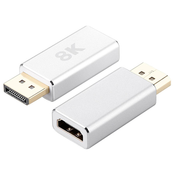 Aktiv standard Dp1.4 til -kompatibel 2.1-adapter, Dp til -kompatibel kabelkonverter, understøtter 8k@60h