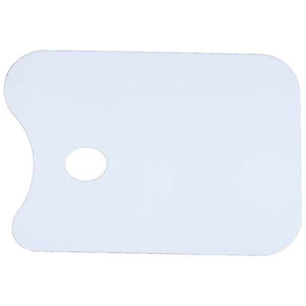 Valkoinen - 1 kpl, Pigmentoitu paletti - Suuri/litteä/suorakulmio - 25,5*37cm