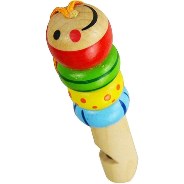 Søde dyr i træ mini fløjter fløjte legetøj baby mini pædagogisk musikinstrument gave fødselsdagsfest loot taske piñata legetøj fyldstoffer farverige til baby K