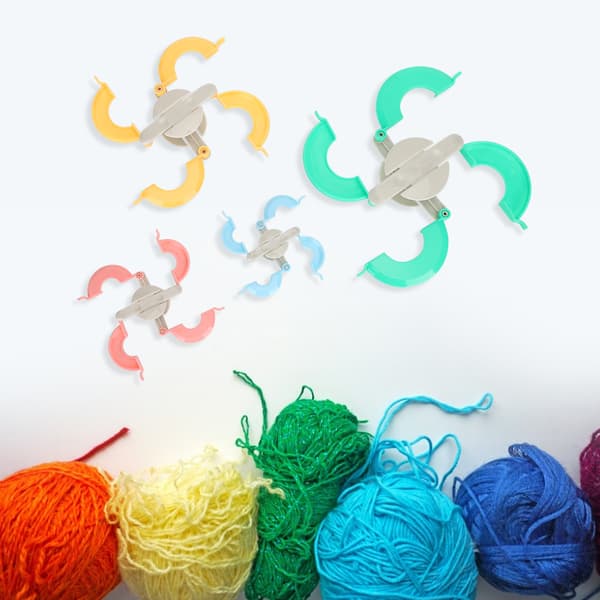 Størrelser Pompom Maker Plast DIY Fluff Ball Vævning Håndarbejde Strikkeværktøj Sæt