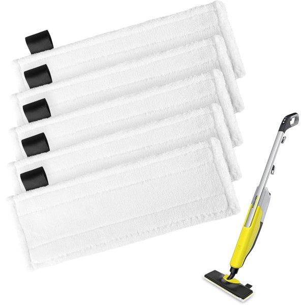 5-pakning Karcher dampmoppputer, Karcher dampmopptilbehør, kompatibel med Karcher Easyfix Sc2 Sc3 Sc4 Sc5-serien Karcher dampmopp Cl