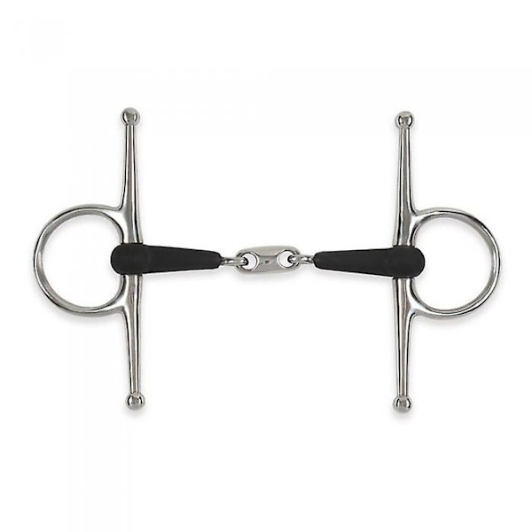 Equirubber Equikind+ Peanut Link Heste Full Cheek Snaffle Bit