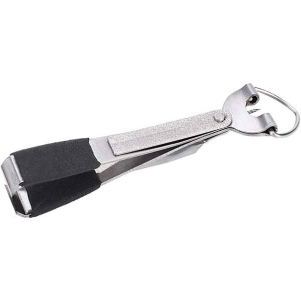 Fiske Line Nipper Cutter Clipper, Multifunksjonell fluefiske med en Zinger Retractor, Anti-slip fiskeutstyr tilbehør med PU-dekket håndtak, f