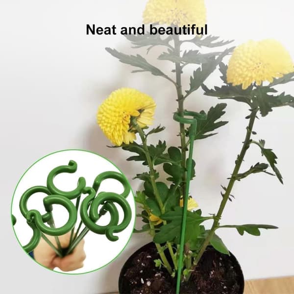Växtstöd Blomsterpinnar Krukväxtstöd för växter och blommor, 10-pack 27cm