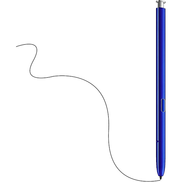 2-pack Blå Silver Note 10 Penna Ersättning för Galaxy Note 10 Note