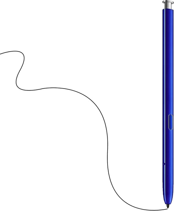 2-pak Blå Sølv Note 10 Pen Udskiftning til Galaxy Note 10 Note