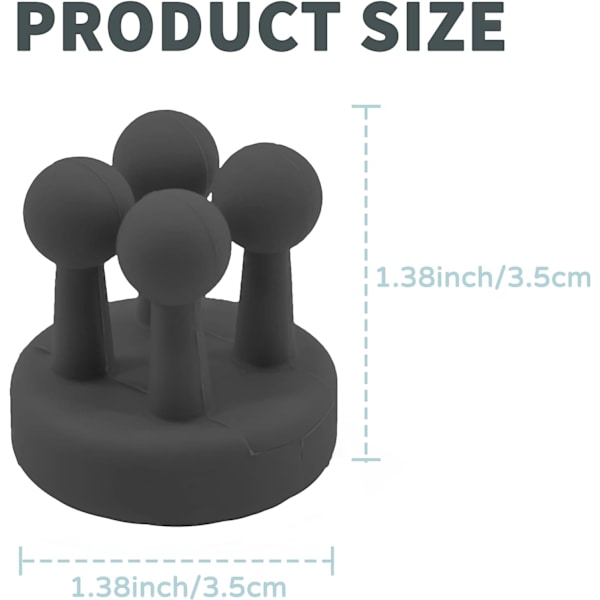 Silikon tandborsthållare 6 st multifunktionskrok rakbladshållare vattentät självhäftande väggmonterad enkelkrok för vägg eller glas för upphängning Black 4pcs