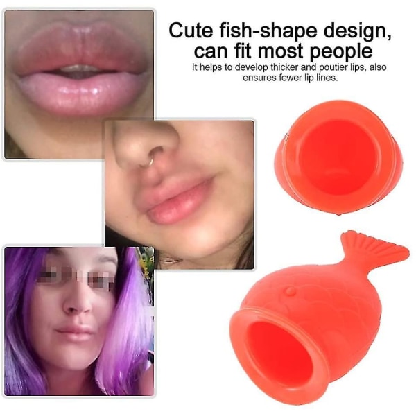 Lips Enhancer Tool, 1 stk Silikon Lip Plumper Device Sexy Lip Enhancer