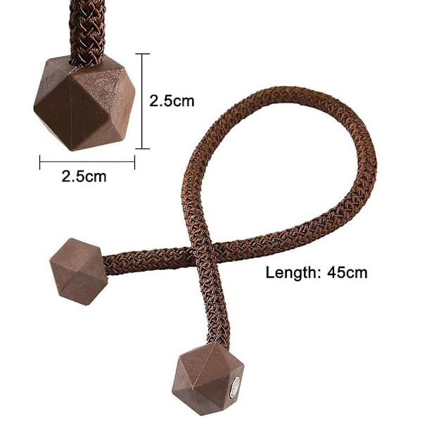 2 kpl magneettisia verhonpidikkeitä, käteviä verhonpidikkeitä, koristeellisia