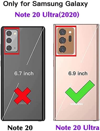 Kompatibel med Samsung Galaxy Note 20 Ultra Wallet Case Te