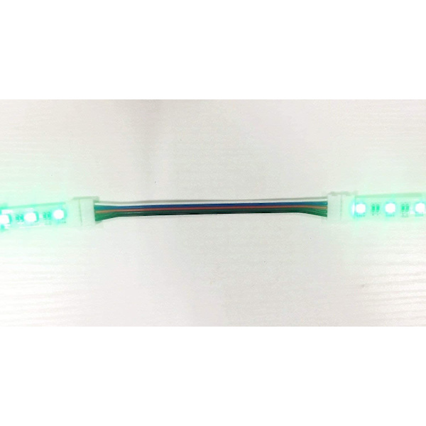 10 stk. RGBW 5-bens kabelforbindelser til 10 mm LED-bånd, lysbåndsadapter uden lodning til at forbinde 2 LED-bånd