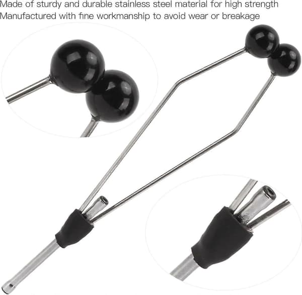 Flugfiske Knutbindningsbobbin-kit med justerbar spänning, hållbart material och ergonomisk design för utomhusfiske