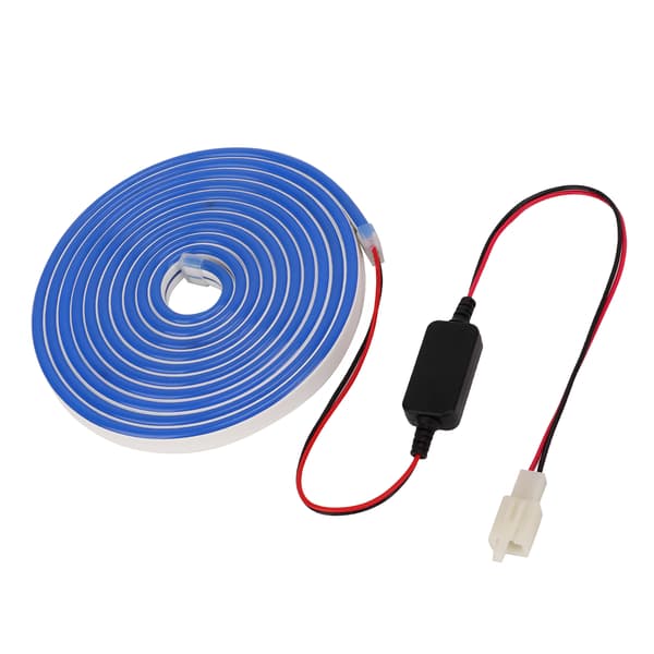 LED-strip til bilens frontbagagerum, IP67, omgivelsesbelysning, erstatning for Tesla Model 3 2018-2020, DC12-16V, blå