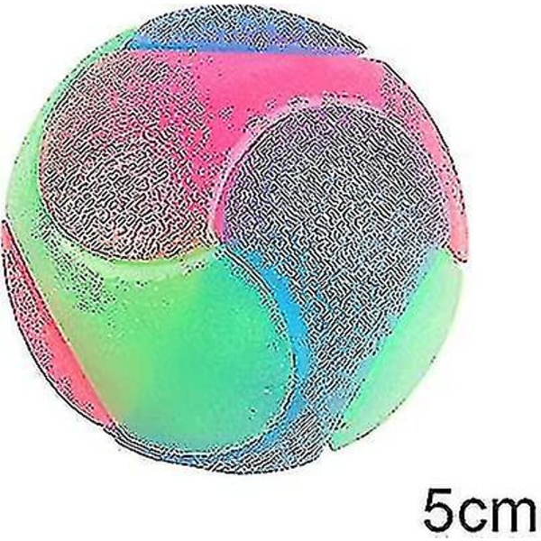 Led Light Up koirapallot, vilkkuva elastinen pallo, valovoimaiset elastiset pallot, värikäs led-molarpallo lemmikkieläimille, interaktiiviset lelut