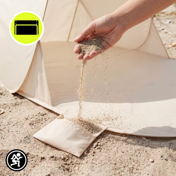 HyperMotion pop-up-rantateltta 200 × 130 × 90 cm, beige