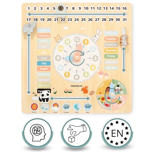 Mamabrum Puinen Lastenkalenteri 6-in-1