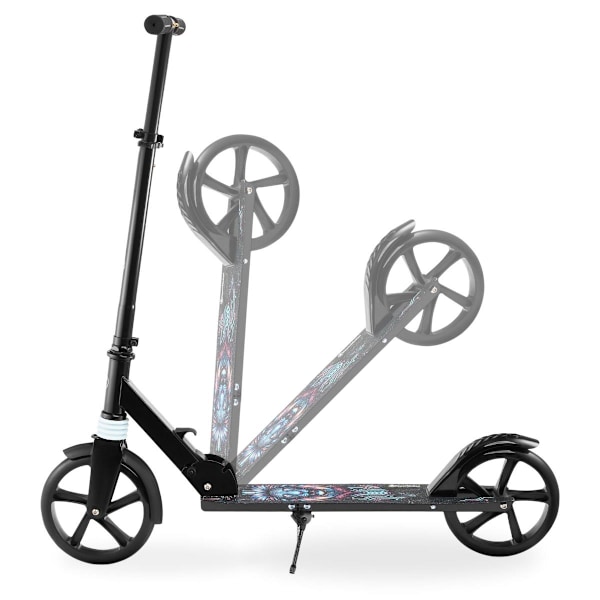 Tvåhjulig scooter för unga vuxna - med stötdämpare - Hypermotion CITY SWIFT Digital Lion - 100 kg Digital Lion