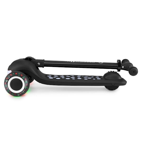 HyperMotion LUMI 3-i-1 balancescooter - oplyst platform og LED-hjul, sort farve Black