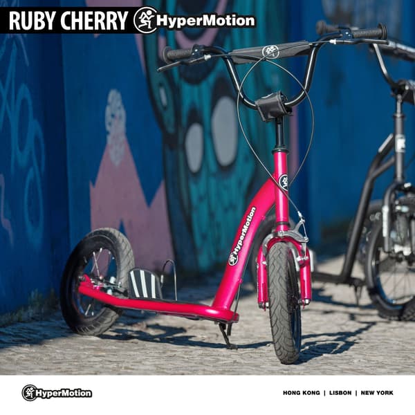 Barnsparkcykel 12 tum RUBY HyperMotion – magenta