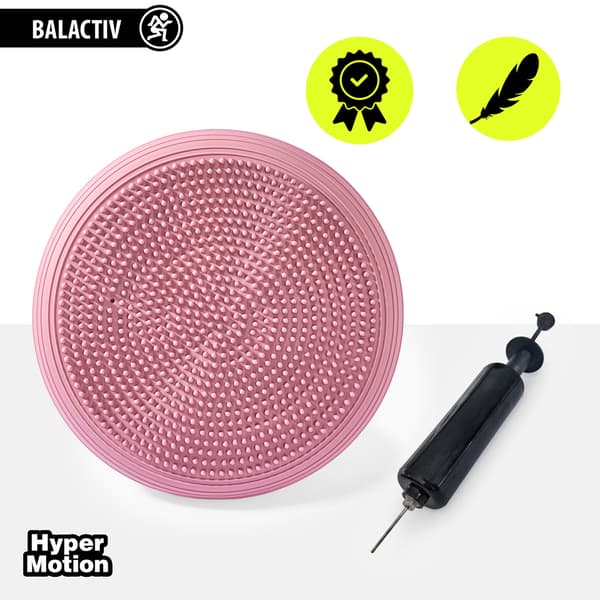 HyperMotion Balactiv balansdyna för träning och sittande – rosa