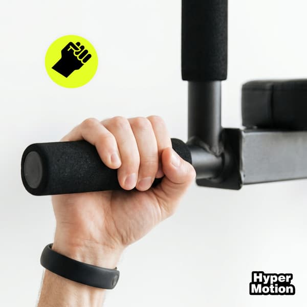 HyperMotion väggmonterad pull up-stång 97 cm, 200 kg, svart