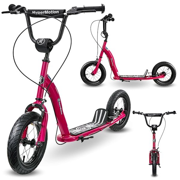 Barnsparkcykel 12 tum RUBY HyperMotion – magenta