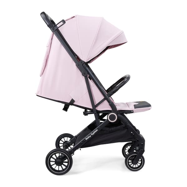 Moby-System LENA PINK PRO klapvogn med kuffertfunktion