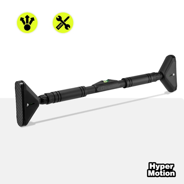 Justerbar pull-up stang 70–100 cm HyperMotion sort 200 kg