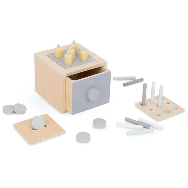 Montessori Utbildningslåda Barn - 6 Träleksaker
