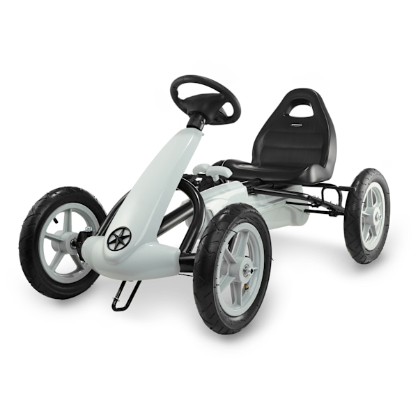 EVOQUE gokart för barn 5-8 år - grå