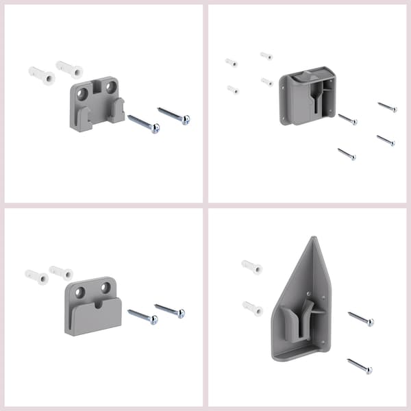 Moby-System STAIRSAFE rullattava turvaportti 140 cm, harmaa