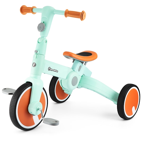 Tobi ROCKET - Lasten kolmipyörä, tasapainopyörä, ajettava pyörä - työntäjä - 5 in 1 HyperMotionilta Mint