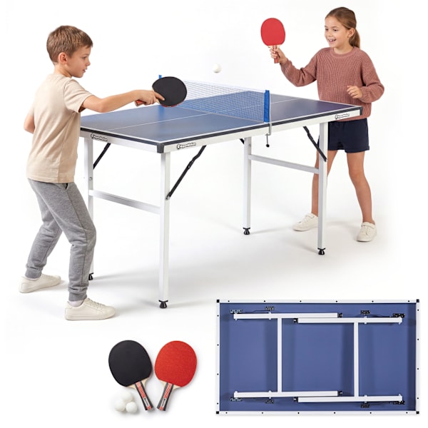 Mini pingisbord hopfällbart HyperMotion set