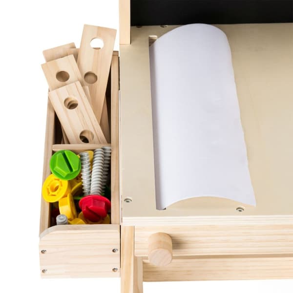 DIY-sæt af træ XXL - 75 dele + værktøjsbælte