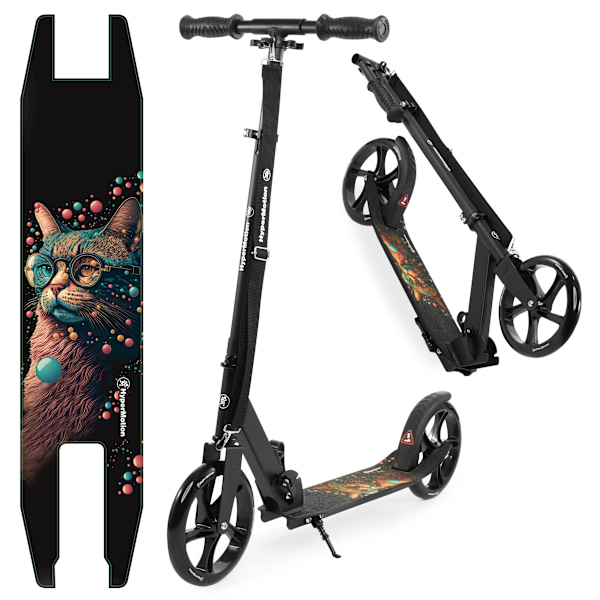 Tohjulet cityscooter VIBE Sort HyperMotion - 100kg Black