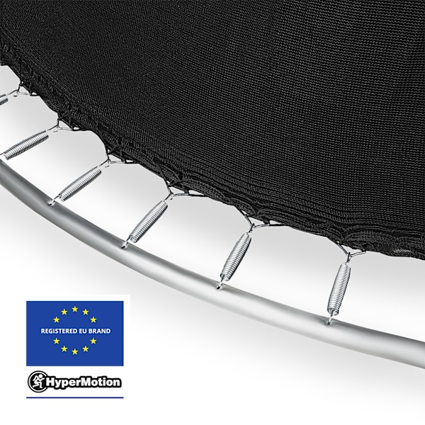 HyperMotion børne XL havetrampolin - 305 cm 10FT - med stige og indvendigt net - til hjem og have 305 cm