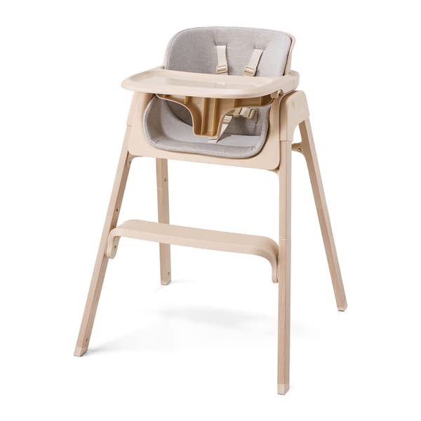 Hopfällbar barnstol Lumo 3-i-1 – beige