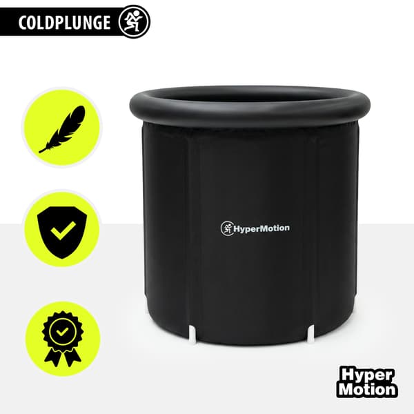 Sammenklappeligt isbad 330 L med låg til kuldeterapi HyperMotion